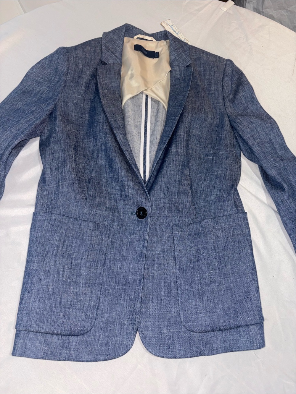 Closed linen blend blazer
